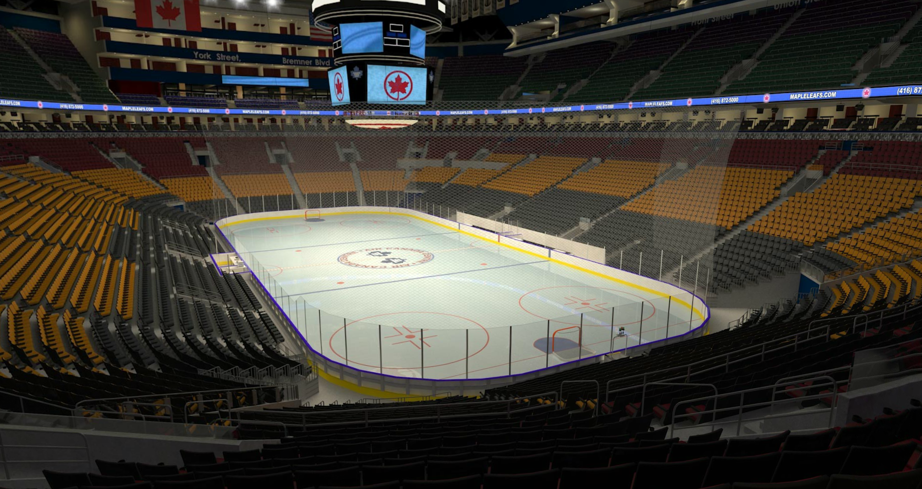 Sec 104 - Row 29 - 2012/2013 Full Leafs + Raptors Season Tickets